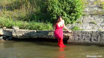 Stunning Gina Proudly Reigns As Town's Wetlook Queen Screencap 13 on www.sinx.com