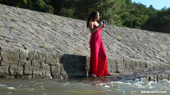 Stunning Gina Proudly Reigns As Town's Wetlook Queen Screencap 18 on www.sinx.com