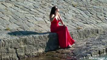 Stunning Gina Proudly Reigns As Town's Wetlook Queen Screencap 2 on www.sinx.com