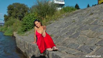 Stunning Gina Proudly Reigns As Town's Wetlook Queen Screencap 21 on www.sinx.com