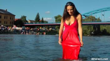 Stunning Gina Proudly Reigns As Town's Wetlook Queen Screencap 37 on www.sinx.com
