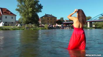 Stunning Gina Proudly Reigns As Town's Wetlook Queen Screencap 40 on www.sinx.com