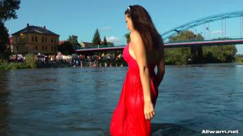 Stunning Gina Proudly Reigns As Town's Wetlook Queen Screencap 43 on www.sinx.com