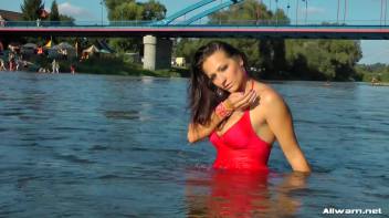 Stunning Gina Proudly Reigns As Town's Wetlook Queen Screencap 49 on www.sinx.com