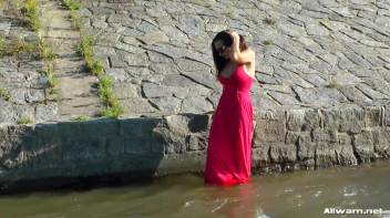 Stunning Gina Proudly Reigns As Town's Wetlook Queen Screencap 6 on www.sinx.com