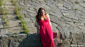 Stunning Gina Proudly Reigns As Town's Wetlook Queen Screencap 7 on www.sinx.com