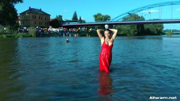 Stunning Gina Proudly Reigns As Town's Wetlook Queen Screencap 79 on www.sinx.com