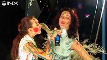 Playful Clothed Babes Get Wet And Messy Screencap 53 on www.sinx.com