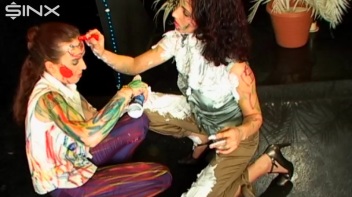 Playful Clothed Babes Get Wet And Messy Screencap 62 on www.sinx.com