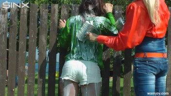 Catfight Turns Messy As Best Friends Get Painted - Cam 1 Screencap 38 on www.sinx.com