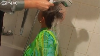 Fully Dressed Ladies Wash Their Hair Together Screencap 51 on www.sinx.com