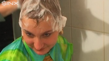 Fully Dressed Ladies Wash Their Hair Together Screencap 64 on www.sinx.com