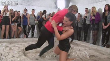 Muddy Wrestling: Bitches In Braids Bring The Mess To The Masses! Mean & Dirty! Screencap 10 on www.sinx.com