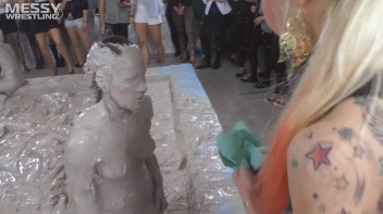 Muddy Wrestling: Bitches In Braids Bring The Mess To The Masses! Mean & Dirty! Screencap 71 on www.sinx.com