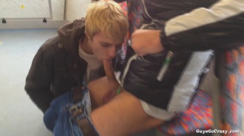 Cock Love On The Tram.  Public BJ! Screencap 10 on www.sinx.com