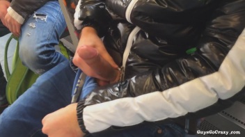 Cock Love On The Tram.  Public BJ! Screencap 19 on www.sinx.com