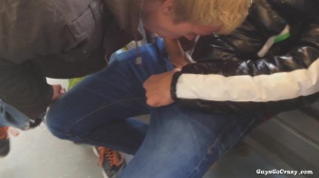Cock Love On The Tram.  Public BJ! Screencap 27 on www.sinx.com