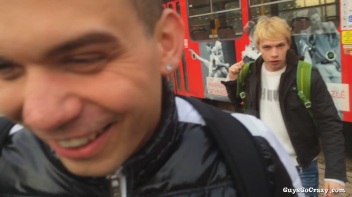 Cock Love On The Tram.  Public BJ! Screencap 33 on www.sinx.com