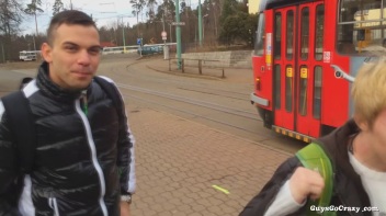 Cock Love On The Tram.  Public BJ! Screencap 34 on www.sinx.com