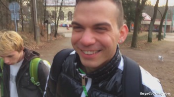 Cock Love On The Tram.  Public BJ! Screencap 39 on www.sinx.com