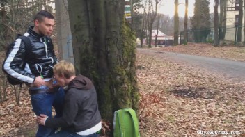 Cock Love On The Tram.  Public BJ! Screencap 42 on www.sinx.com