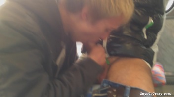 Cock Love On The Tram.  Public BJ! Screencap 5 on www.sinx.com