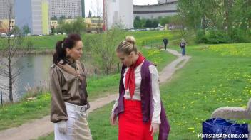 Messy Catfight Ends Up In The Pond Screencap 30 on www.sinx.com