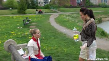 Messy Catfight Ends Up In The Pond Screencap 42 on www.sinx.com