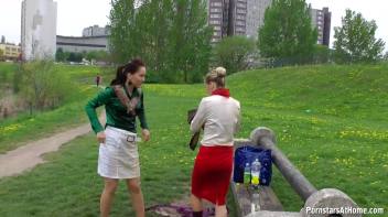 Messy Catfight Ends Up In The Pond Screencap 65 on www.sinx.com