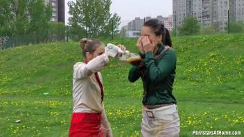 Messy Catfight Ends Up In The Pond Screencap 73 on www.sinx.com