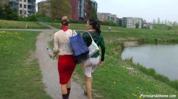 Messy Catfight Ends Up In The Pond Screencap 76 on www.sinx.com
