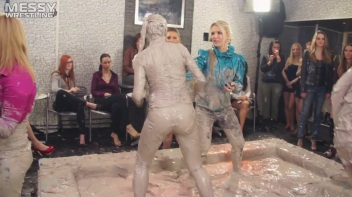 Messy Wrestling: Two Splat-Tastic Battles Leave The Audience Ravaged By Mud! Screencap 14 on www.sinx.com