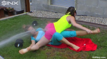 Tickle Toning, The New Fitness Craze - Cam 2 Screencap 63 on www.sinx.com