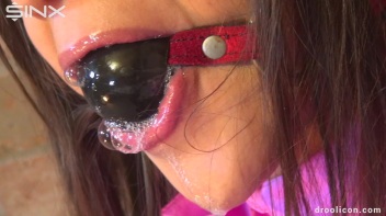 Cute Handcuffed And Ballgagged Babe Struggles Screencap 41 on www.sinx.com