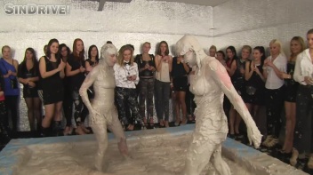 Muddy Wrestling: Jenna Lovely vs Lilith Virago & Gabriella vs. Sheila Screencap 50 on www.sinx.com