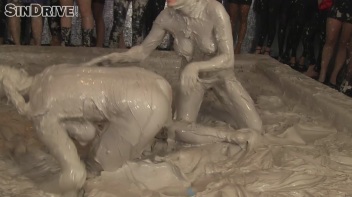 Muddy Wrestling: Jenna Lovely vs Lilith Virago & Gabriella vs. Sheila Screencap 140 on www.sinx.com