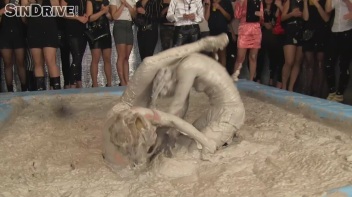 Muddy Wrestling: Jenna Lovely vs Lilith Virago & Gabriella vs. Sheila Screencap 16 on www.sinx.com