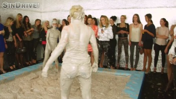 Muddy Wrestling: Jenna Lovely vs Lilith Virago & Gabriella vs. Sheila Screencap 29 on www.sinx.com