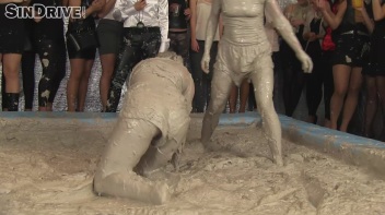 Muddy Wrestling: Jenna Lovely vs Lilith Virago & Gabriella vs. Sheila Screencap 30 on www.sinx.com