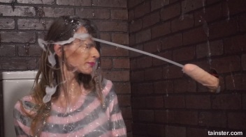Femdom Babe Plays With Goo Spurting Dildo Screencap 110 on www.sinx.com