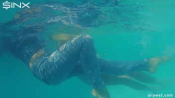 Besties Nearly Get Caught Playing In Backyard Pool! Screencap 12 on www.sinx.com