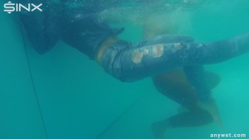 Besties Nearly Get Caught Playing In Backyard Pool! Screencap 13 on www.sinx.com