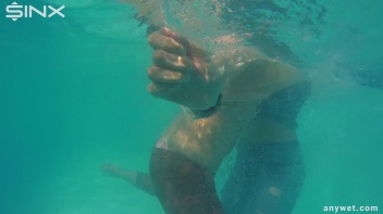 Besties Nearly Get Caught Playing In Backyard Pool! Screencap 15 on www.sinx.com