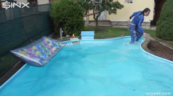 Besties Nearly Get Caught Playing In Backyard Pool! Screencap 50 on www.sinx.com