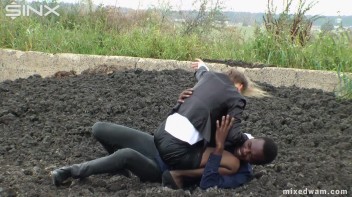 Muddy Mixed Wrestling For Arguing Couple - Cam 2 Screencap 15 on www.sinx.com