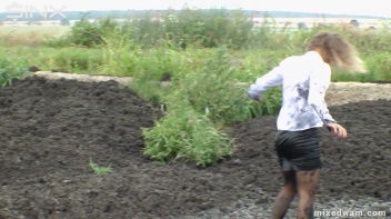 Muddy Mixed Wrestling For Arguing Couple - Cam 2 Screencap 32 on www.sinx.com