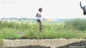 Muddy Mixed Wrestling For Arguing Couple - Cam 2 Screencap 40 on www.sinx.com