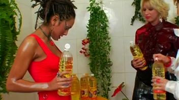 Slippery Wetlook Trio Screencap 9 on www.sinx.com