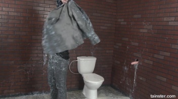 Bathroom Inspection Gets Blasted Away By Spunk! Screencap 100 on www.sinx.com