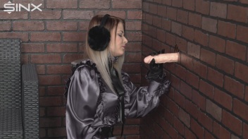 Satin Wearing Hottie Drenched In Monster Fake Cumshots Screencap 10 on www.sinx.com